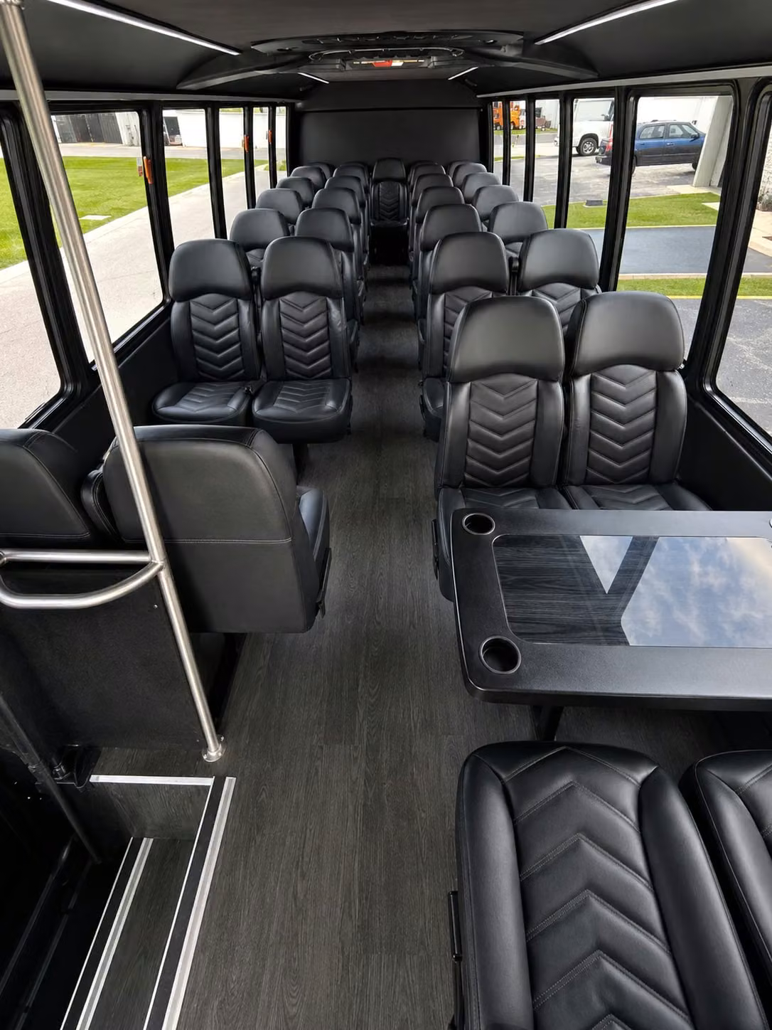 20 passenger minibus interior