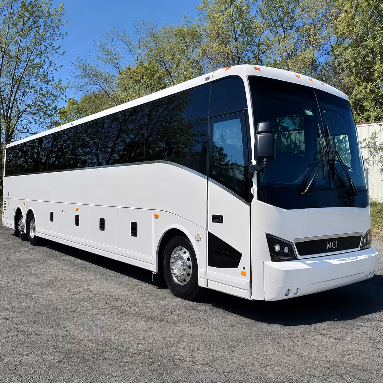 napa charter bus rental exterior
