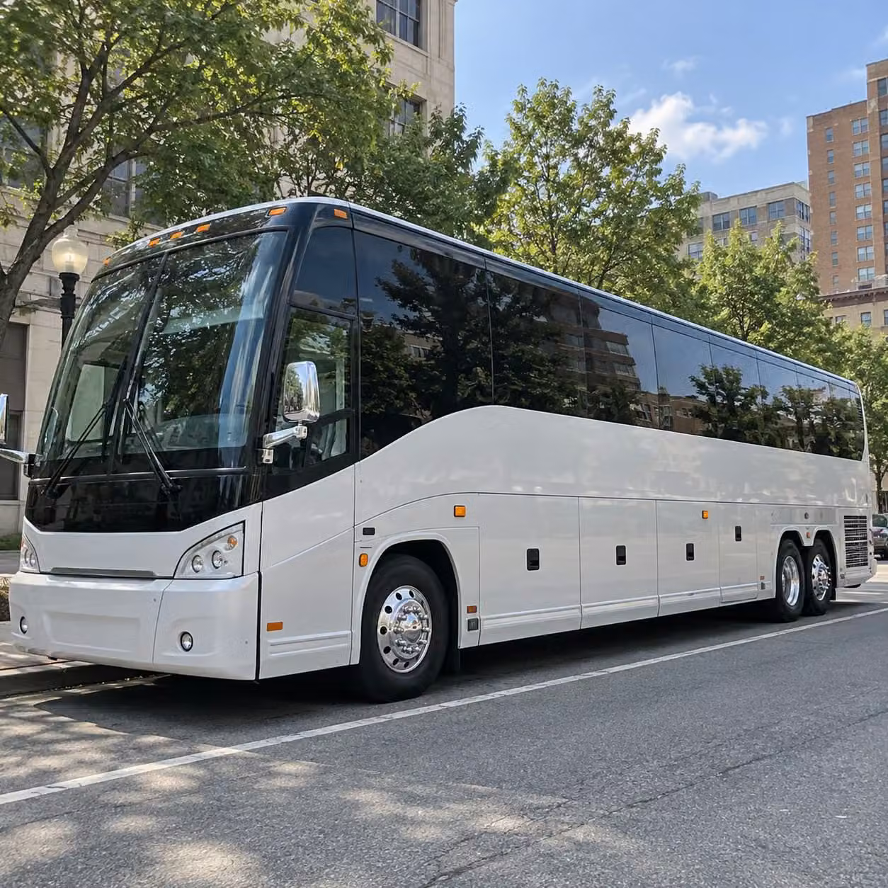 napa charter bus rental fleet