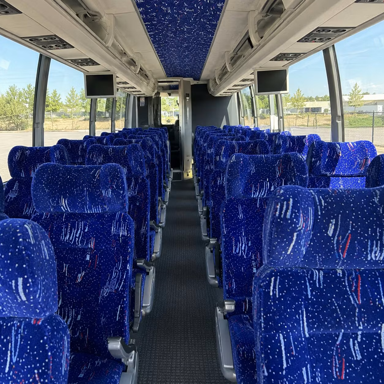 napa charter bus rental inside