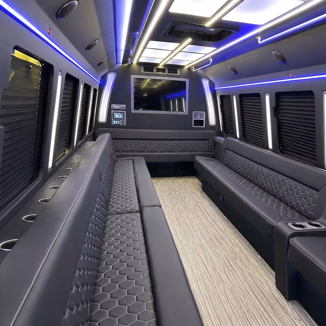 party bus interior